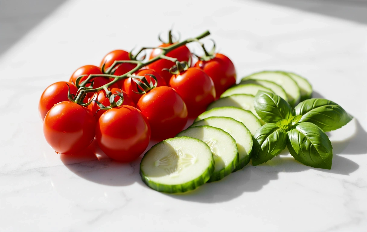 Ingrédients frais et sains