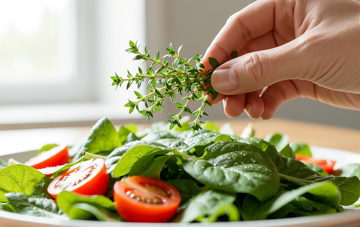 Ingrédients frais et naturels